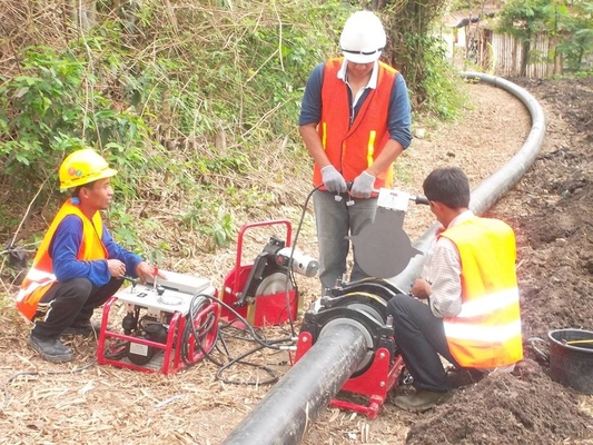 دستگاه جوش حرارتی لوله 160 میلی متر hdpe 220 ولت