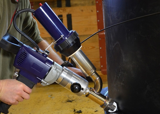 3kw فشرده دستی پلاستیکی Extruder Weldy Booster Ex2
