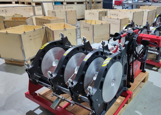 اتصال دستگاه جوش لب به لب فیوژن ASTM HDPE IPS 8 اینچ تک فاز 220 ولت
