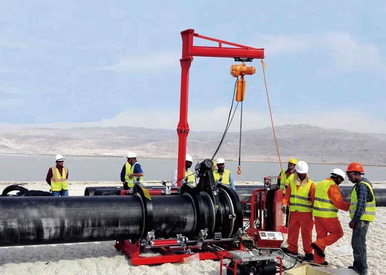 دستگاه ترموفیوژن 380 ولت 36 اینچ IPS HDPE نیمه اتوماتیک 1360 کیلوگرم