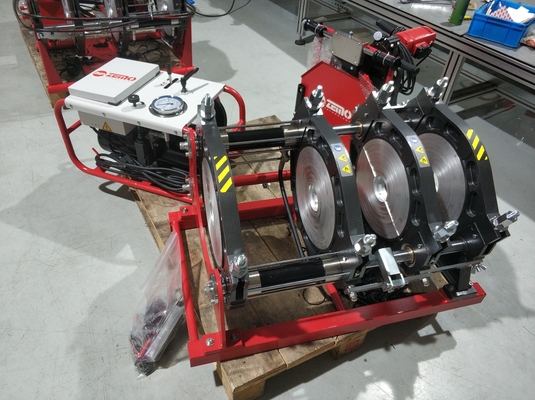 دستگاه جوش لب به لب فیوژن 220 ولت HDPE، دستگاه جوش هیدرولیک hdpe IPS 14 اینچ