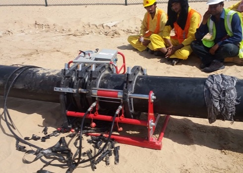 گواهینامه ISO 250 میلی متر HDPE Butt Fusion Welding Thermofusion 6.3Mpa