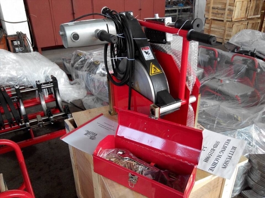 دستگاه جوش لب به لب HDPE 355 میلی متری 110 ولت، دستگاه فیوژن ته قنداقی هیدرولیک 1.1 کیلووات